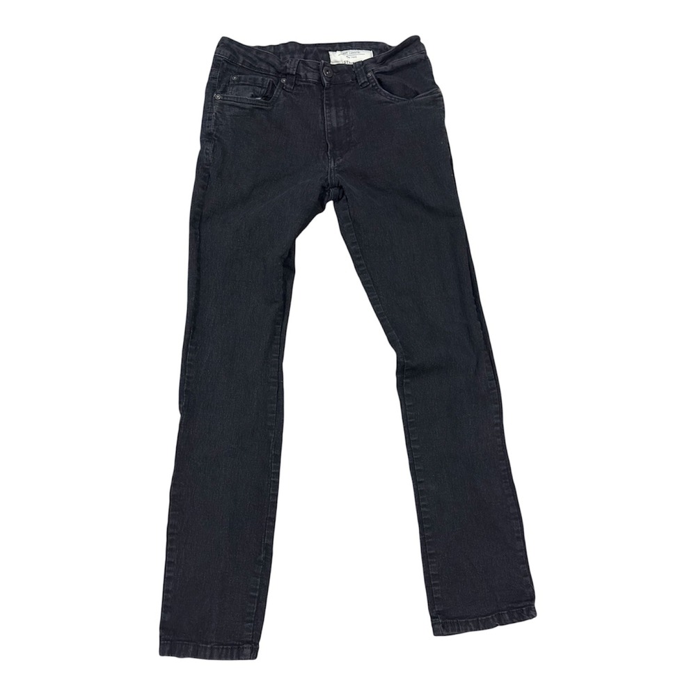 Six Lincoln New York Mens Slim Fit Stretch Jeans Black 32x30 Denim Pants